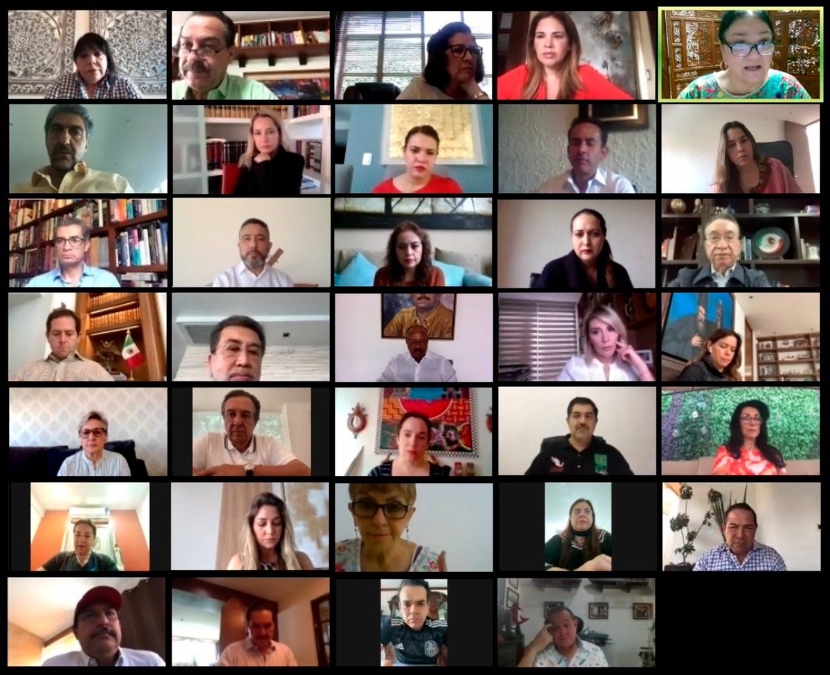 En reunión virtual, las y los diputados del PRI analizamos el entorno actual en materia social, de salud y economía; para continuar trabajando y presentando propuestas de solución a las problemáticas de las y los mexicanos.