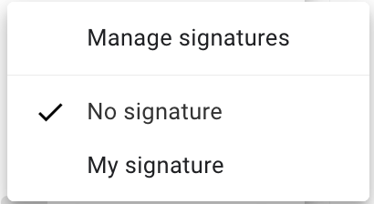 jlemonsk's tweet photo. GAMECHANGER! Google (and G Suite) added the option to insert a signature into an email, no longer forcing us to choose to always have it on or off. Freaking huge!!! https://t.co/rM1SY4dRI6