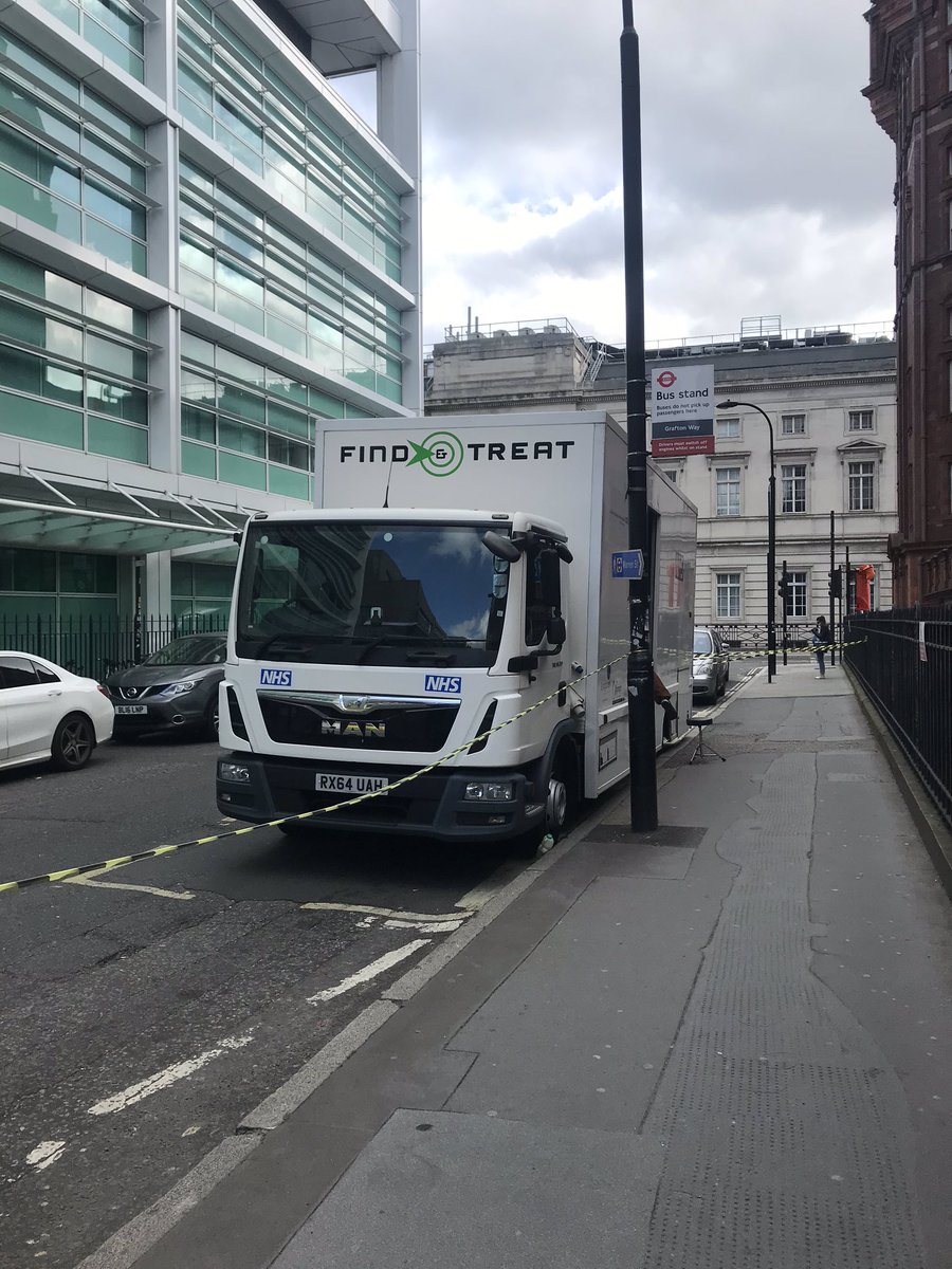 Having spent the last 2 weeks in a  #COVID_19 follow up clinic, based in a Find and Treat van I have more learning to share. 1: There is no better way to get to know your colleagues than sharing the experience of running a clinic out of a van.
