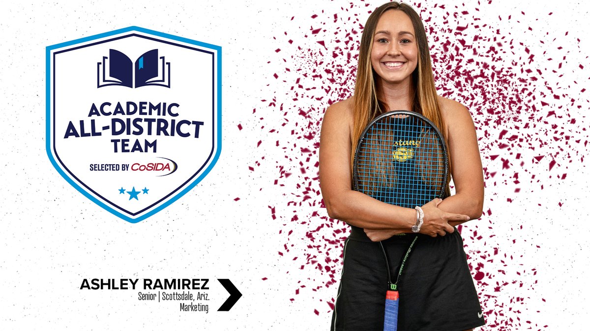 W TENNIS: Ashley Ramirez named to the CoSIDA Academic All-District® Women's At-Large Team #StangGang Release: bit.ly/2LP9b4E