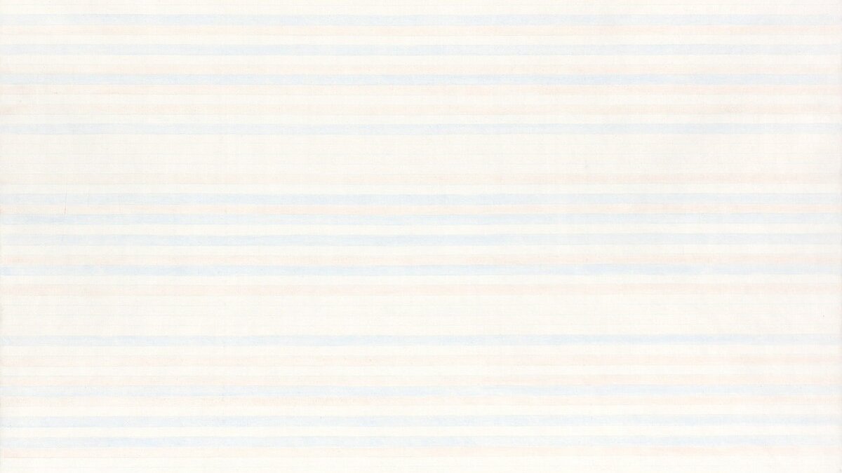 Martin was in New York City during the 1960s, of an elder generation than Hesse and Martin, and traveled in different artistic circles. She began working with “grids” (and later, with lines) during that time.