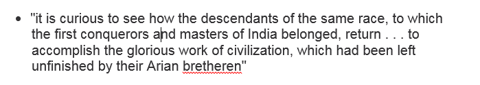 Thus was born Aryan Invasion theory, a theory to appease evangelists about superiority of Europeans and Christianity.1. According to G Smith2. According to Samuel Laing3. Muller himself said this: