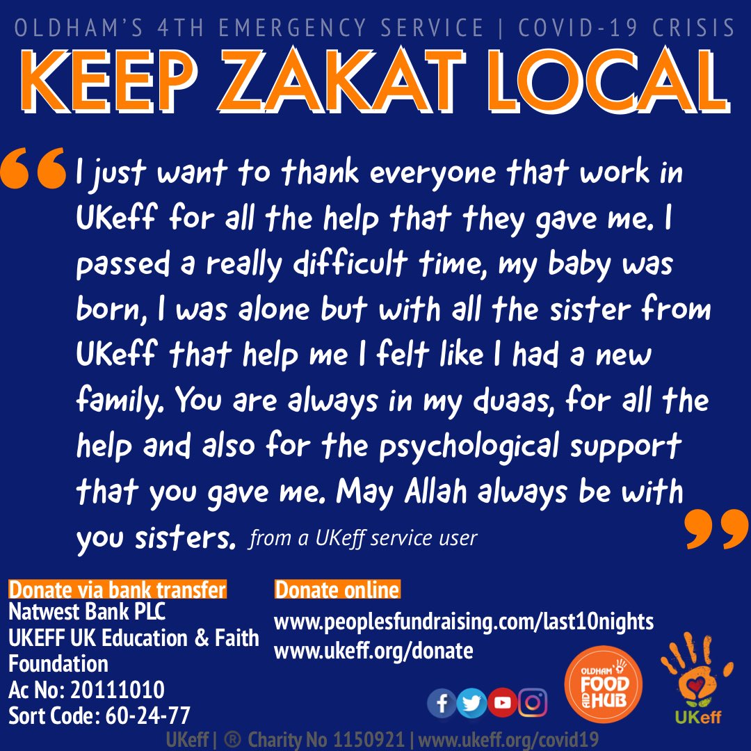 UKEFF_HQ's tweet photo. Sometimes our service users send us a message...
Please support our work so we can keep helping the vulnerable.
https://t.co/CKO56SuA6P
https://t.co/xYvRBBxo2x
#charity #zakat #ukeff #oldham #ramadan #community #covid19 #OldhamHour @oldham_ukeff @ShaidMushtaq @PC15630 https://t.co/4bic5eqICr