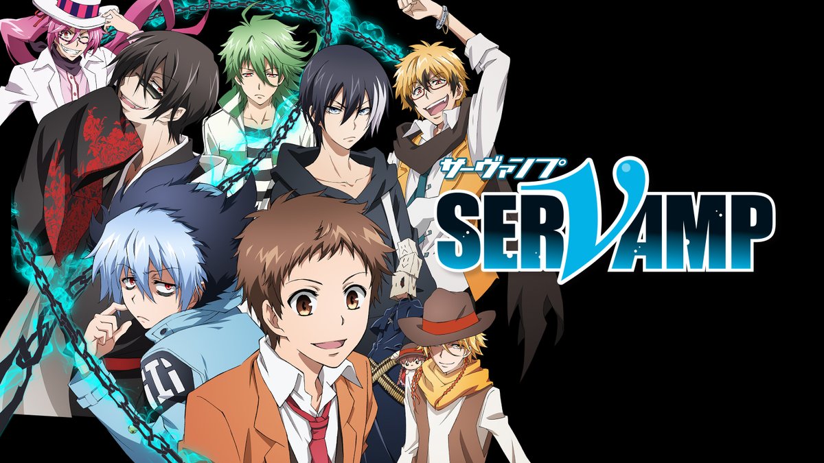 Servampgenre: action, supernaturallength: 12 episodessynopsis: vampires but make them represent the seven deadly sins and also become servants for humans. If you dream of owning a black cat named kuro, you’ll like this one. similar to: angels of death, owari no seraph