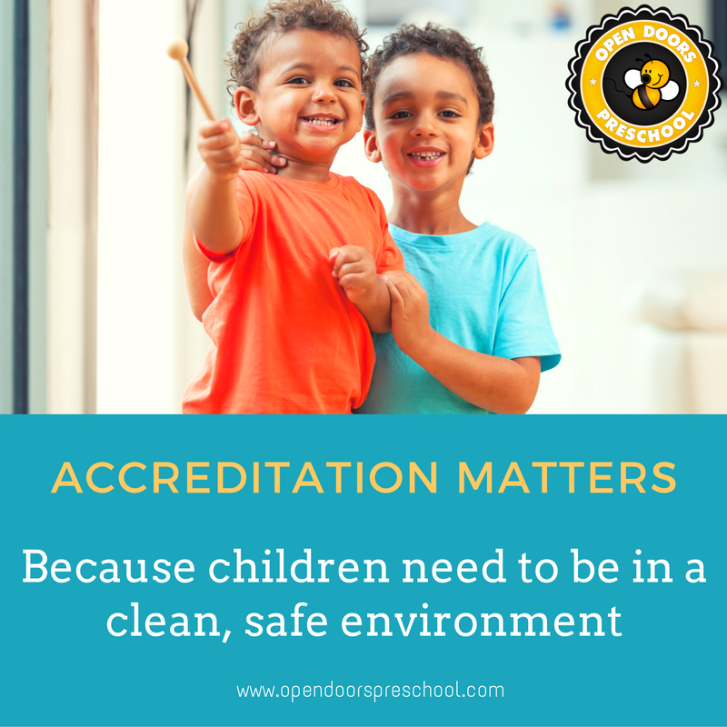 OpenDoorsPreSch's tweet photo. Proactively following CDC guidelines &amp; FL Health Dept requirements for the last 5 months has helped Open Doors Preschool continually operate with NO COVID cases! 🙌🏼 #goldseal #accreditationmatters https://t.co/7aGFA2GEfr