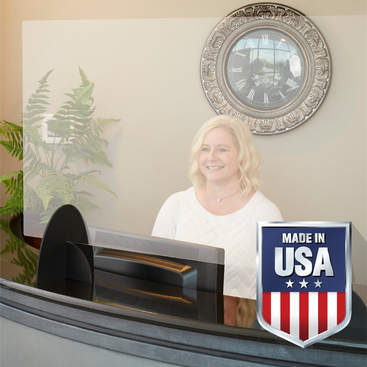 MarketReading's tweet image. Our counter shields are both sturdy and stylish!. These are simple to set up, made in the US shipping immediately. Show yourself confidently to your customers and visitors. Now available on Amazon: amazon.com/dp/B088WBCNS8