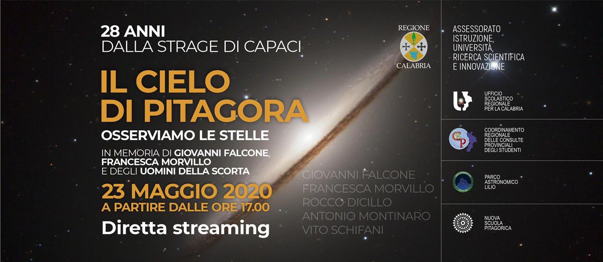 Sabato 23 Maggio celebreremo il grande #Pitagora #calabria #astronomia #parcoastronomicolilio <a href="/sandrasavaglio/">Sandra Savaglio</a>
