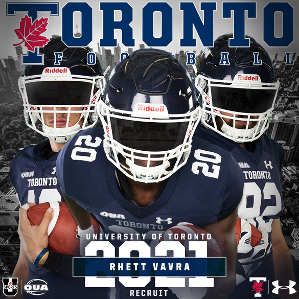 RhettVavra's tweet photo. Thanks so much @UofTBluesFB, Coach Marshall, Coach Barrett and @cappiello99 for recognizing me as a top recruit! https://t.co/7icHtfJv8d