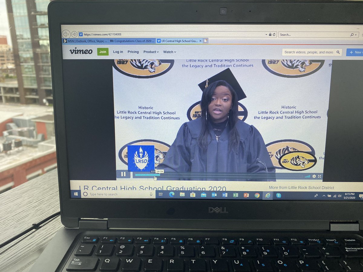 MichaelPoore1's tweet photo. Here is that 5th speaker Ms. Jackson! I know @2019ATOY is proud of you and so is @lrsd #LRSD2020Grad https://t.co/zhDc9eD6Am