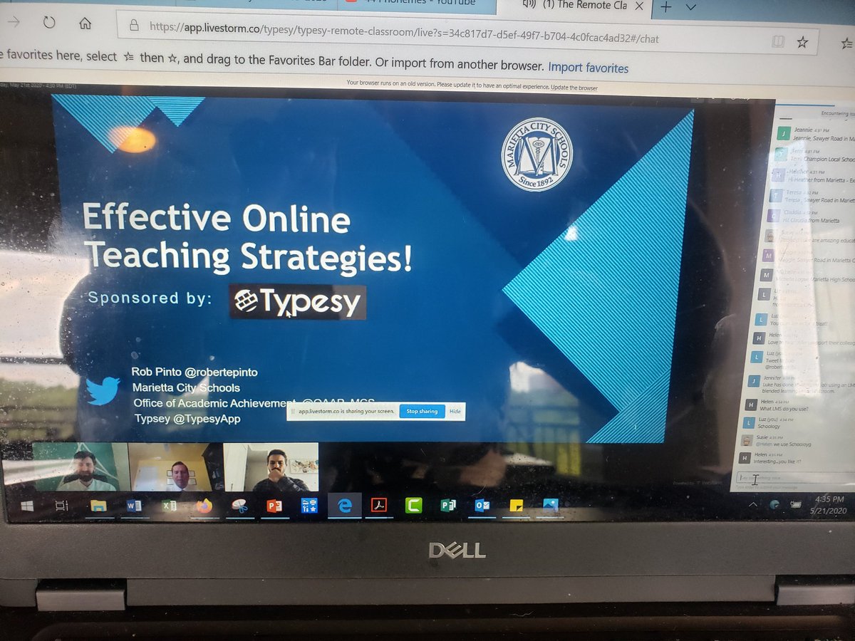 LuzMontanez3's tweet image. @robertepinto @OAAP_MCS Leading a  national training. Teachers from all over the country attending Effective Online Teaching Strategies.