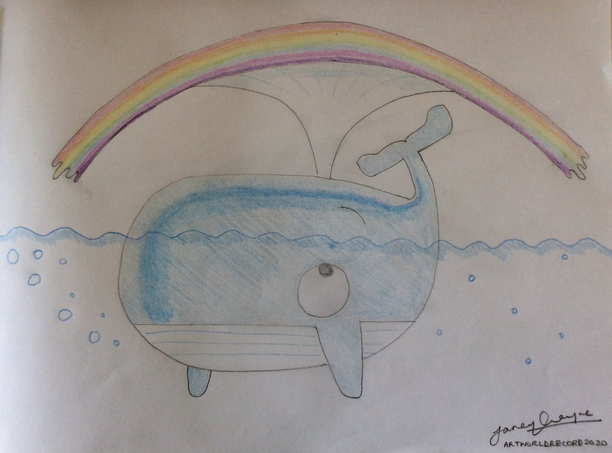 Such fun drawing with <a href="/RobBiddulph/">Rob Biddulph</a> #ArtWorldRecords #artwithrob #DrawWithRob