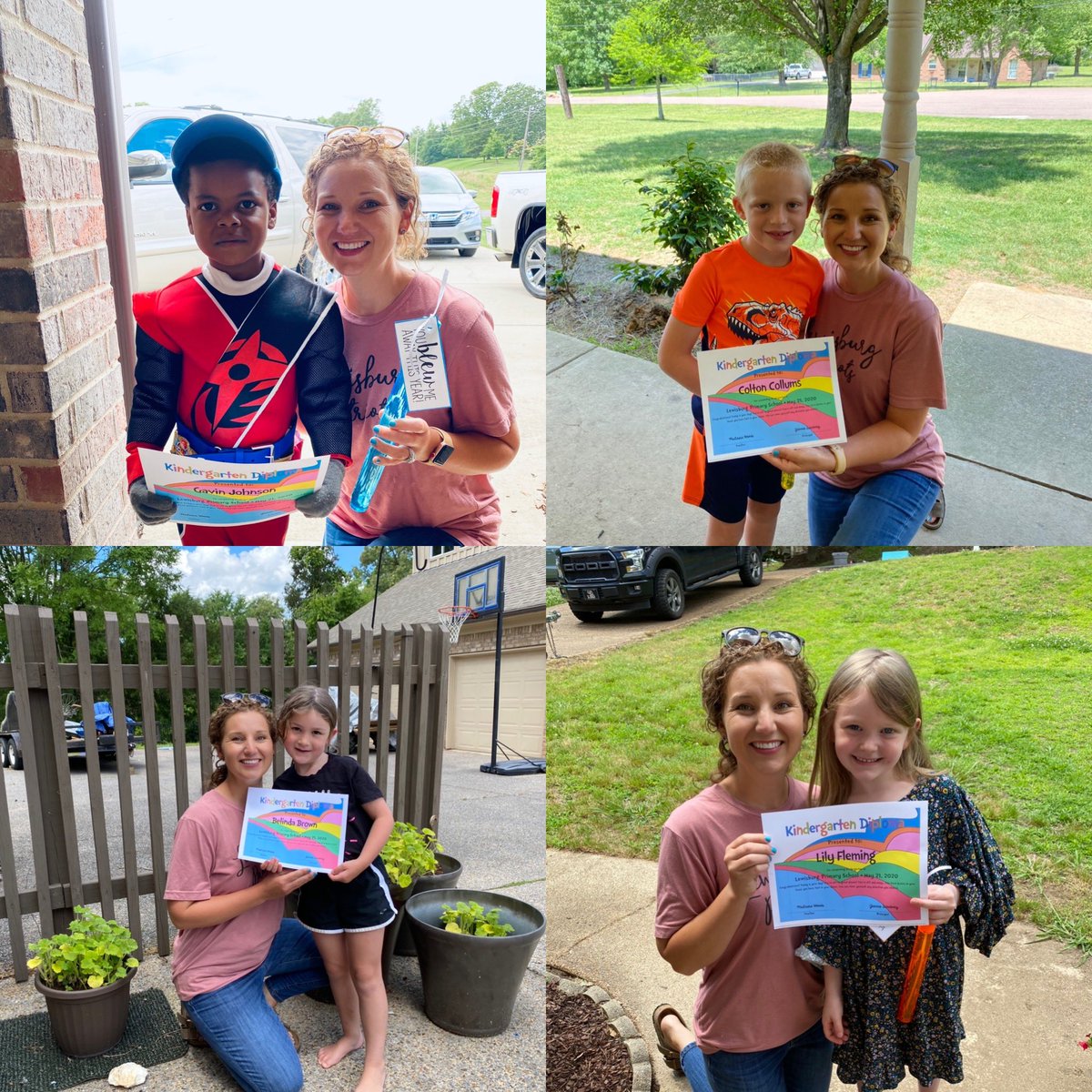 WoodsMRFirsties's tweet photo. It’s been a long day visiting and delivering diplomas to my kindergarten graduates, but it’s been so much FUN!!! Seeing their little faces light up with excitement, getting hugs, and chatting made the long day worth it!! So proud of these readers, writers  and mathematics!! https://t.co/hABZpyMSd1