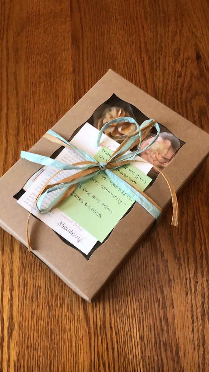 Thank you <a href="/cpsfinearts/">CPS Fine Arts</a> and @TummonsMusic for the delightful and delicious cupcake delivery. 🧁❤️