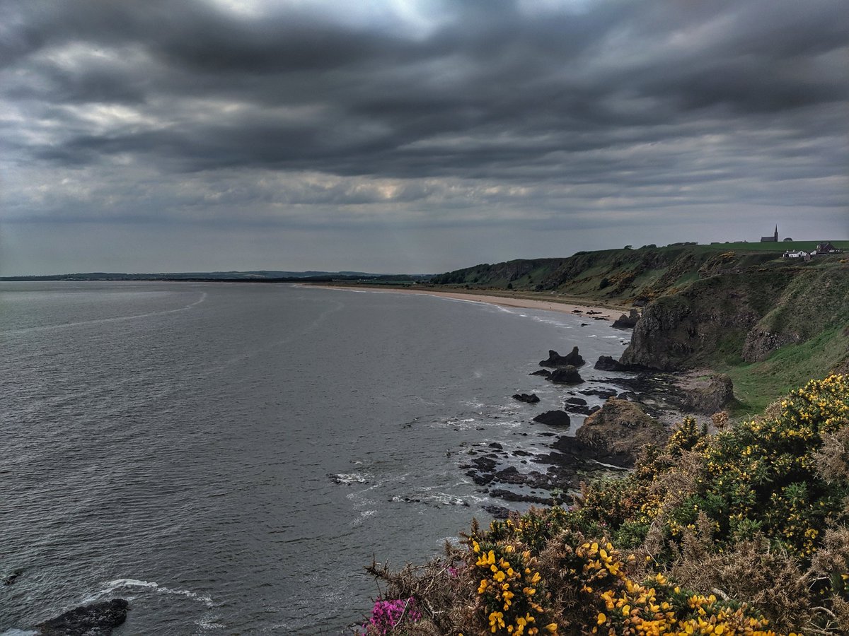 vickyinglis13's tweet photo. Took myself out for a run along the coast as far as I could possibly make it for my permitted exercise. Nice to have a small change of scene, even if it is from looking at places I can't get to yet. #virtualTGOC #abdnwillwait https://t.co/32hKfZwhEL