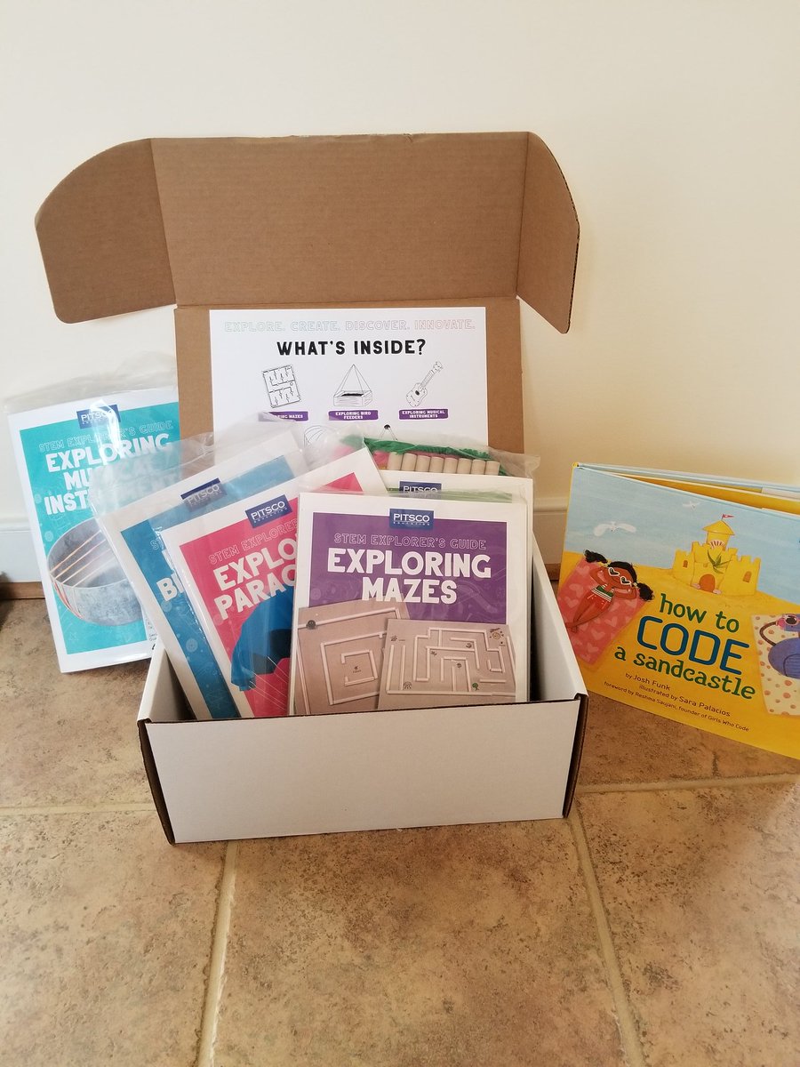 DHolzlein's tweet photo. So excited about my prize and free materials from @pitscoed ! Thank you so much! Can't wait to use them! https://t.co/irNWifr9aC