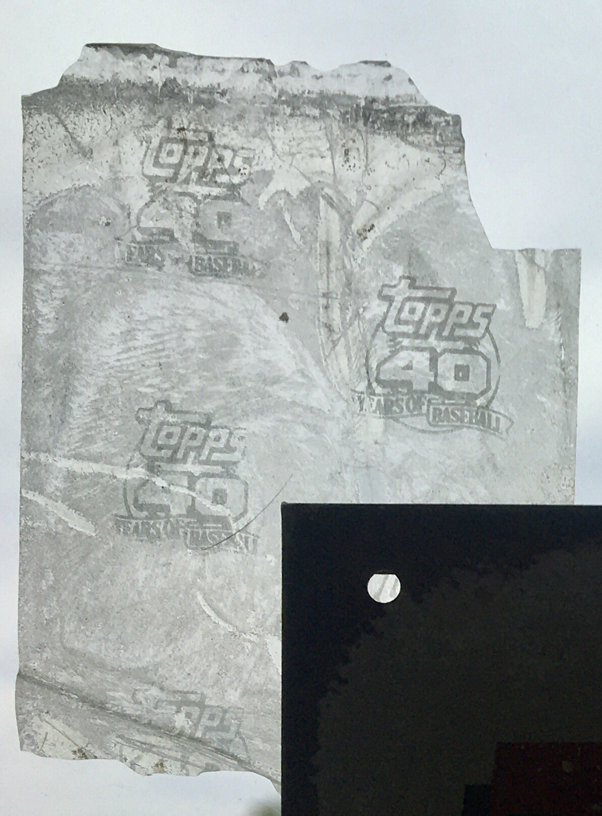 1991 Topps 40th Logo Tape from Factory Set