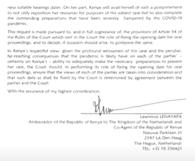 abdisalamisma1's tweet photo. Waxa soo baxay 3 arrin
✅In #ICJ la socodsiisay #FGS warqadahii 3/19/2020 & 4/23/2020 e Kenya ku codsatay dib u dhig #dacwada
✅In Somalia ka jawaabtay 5/1/2020
✅In #FGS u diyaar garow dacwada
Waxa cajiib ah maxay #FGS shacabka ugu sheegi-wayday intaas oo dhan?@HESharifShAhmed https://t.co/7pT06u3IUB