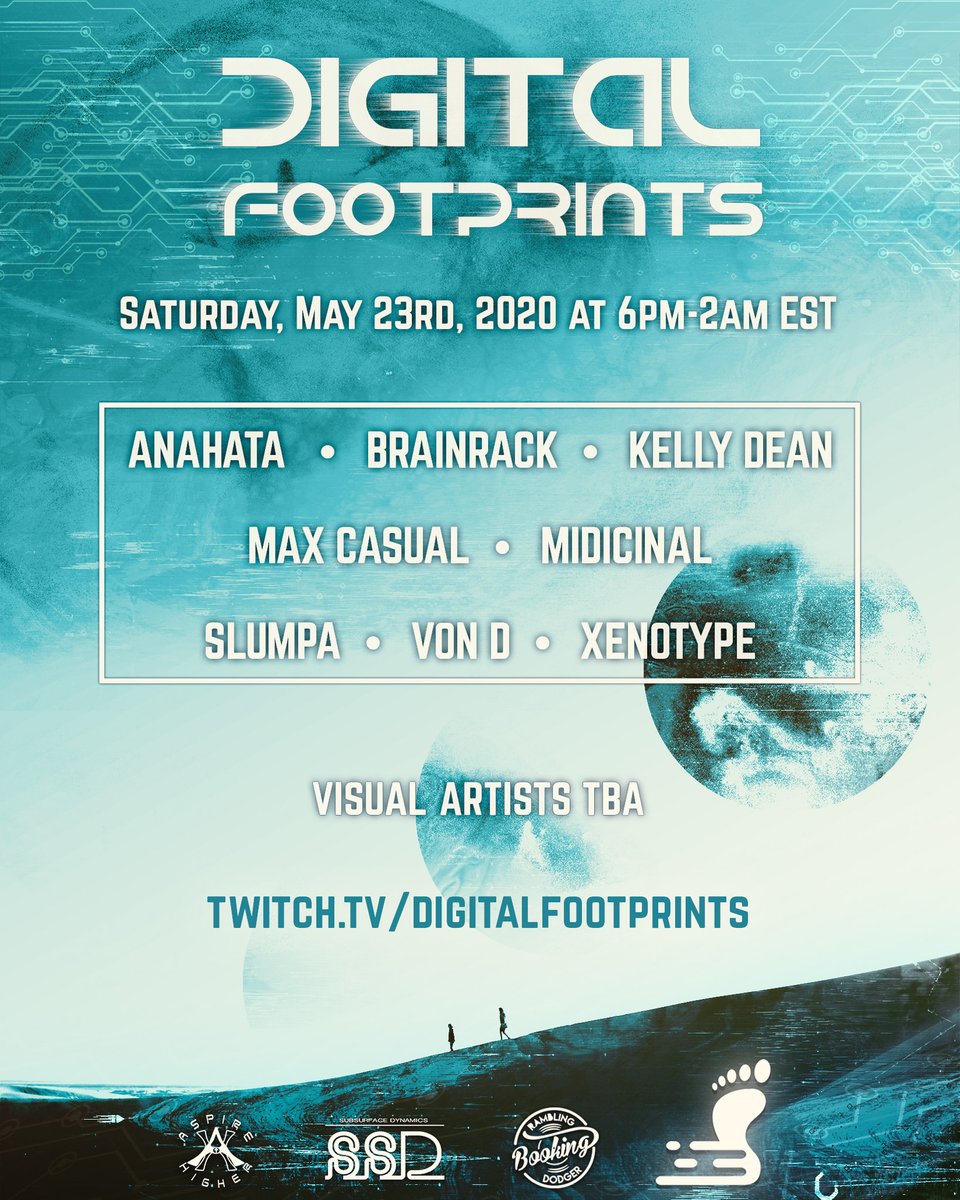 <a href="/DgtlFootprints/">DigitalFootprints</a> stream this Saturday!