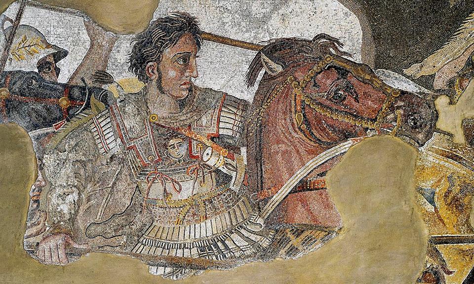 Born today 356BC Alexander the Great Macedonian king &amp; military leader, born in Pella, Macedonia (Greece)

By age 30 Alexander created one of the largest empires of the ancient world, He was undefeated in battle &amp; is considered one of history's most successful military commanders