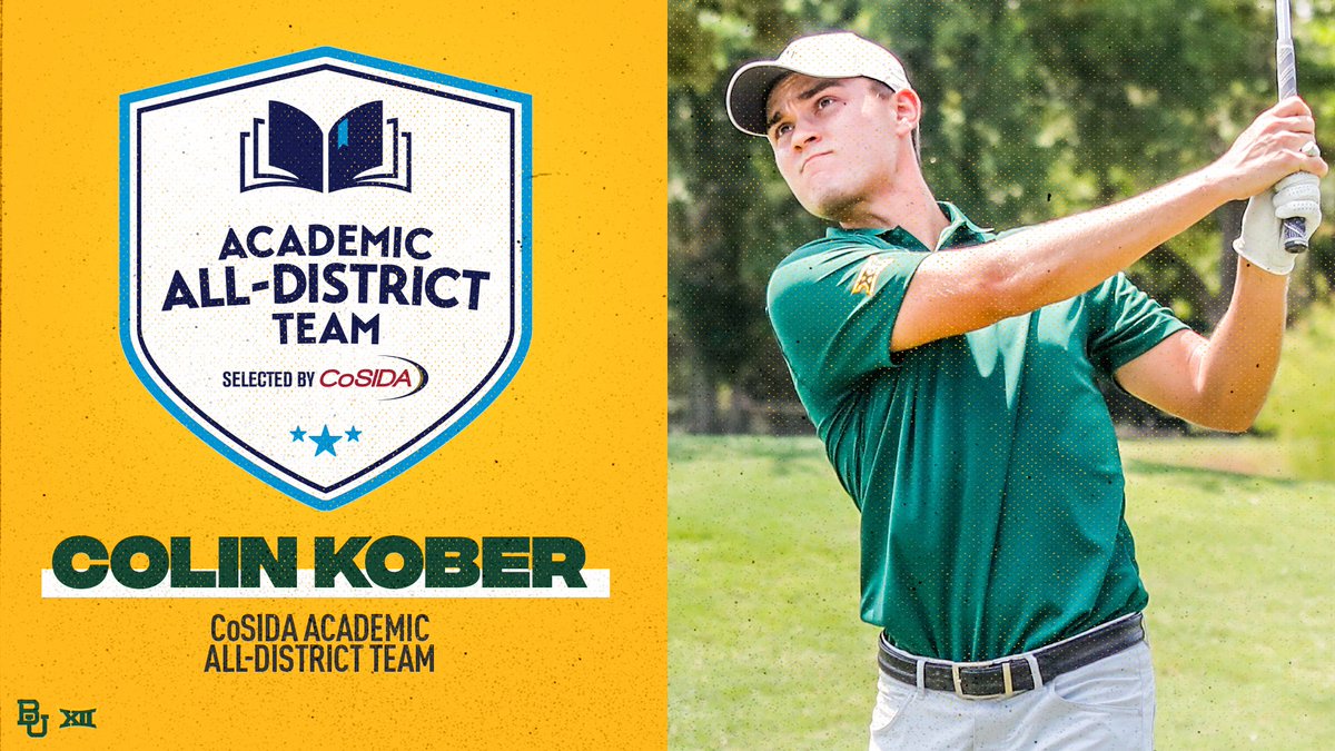 BaylorMGolf's tweet image. Congrats to @ckober11 on being named to the CoSIDA Academic All-District 7 Team! He’s now eligible for Academic All-America.

🔗: academicallamerica.com/documents/2020…

#SicEm 🐻⛳️🏌️‍♂️