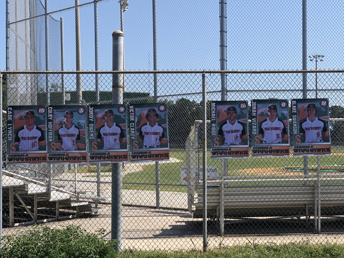WarhawksBB's tweet photo. We continue to honor our seven Baseball Seniors from the class of 2020. ⁦@SeminoleWarhawk⁩ ⁦@Biggamebobby⁩ ⁦@WarhawkSports⁩ https://t.co/VPNpuuCT0V