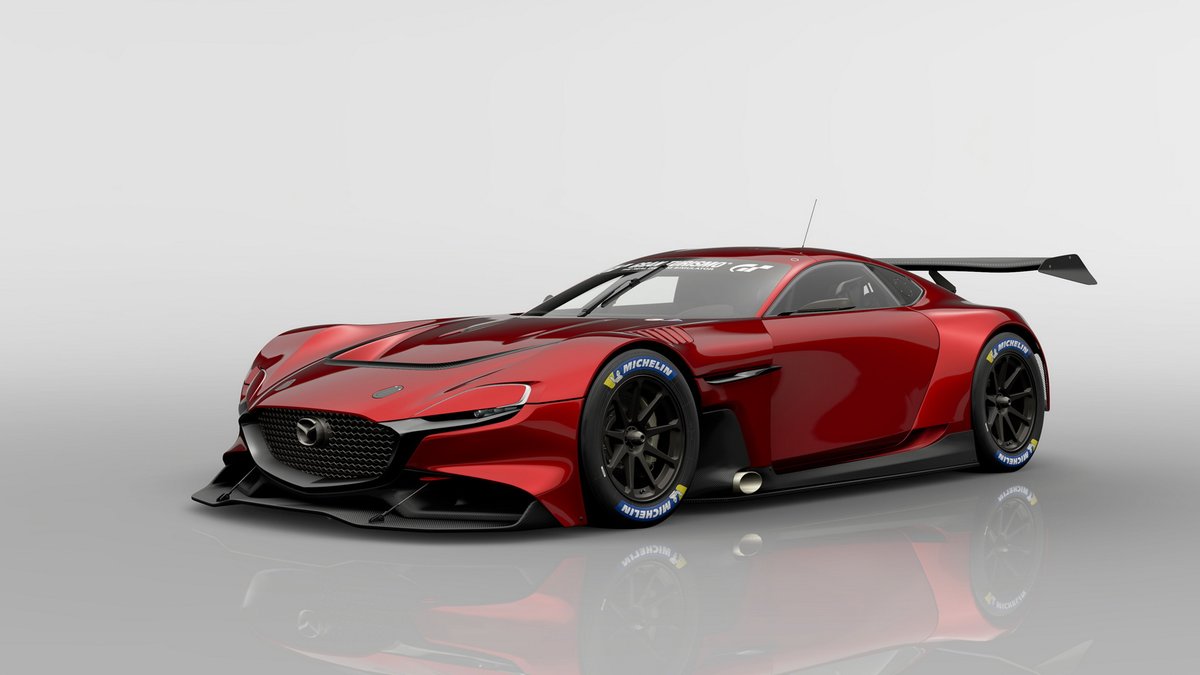 AutomovilMex's tweet photo. Hay un nuevo parche para el videojuego #GranTurismoSport, que incorpora al juego el #Mazda #RXVIsion GT3 Concept, así como un concurso de diseño de decoraciones para este auto, con el hashtag #rxvcontest. Está disponible a partir de mañana. #GamingAP #EstiloDeVidaAP @MazdaOficial https://t.co/TPtUegQ1Xe