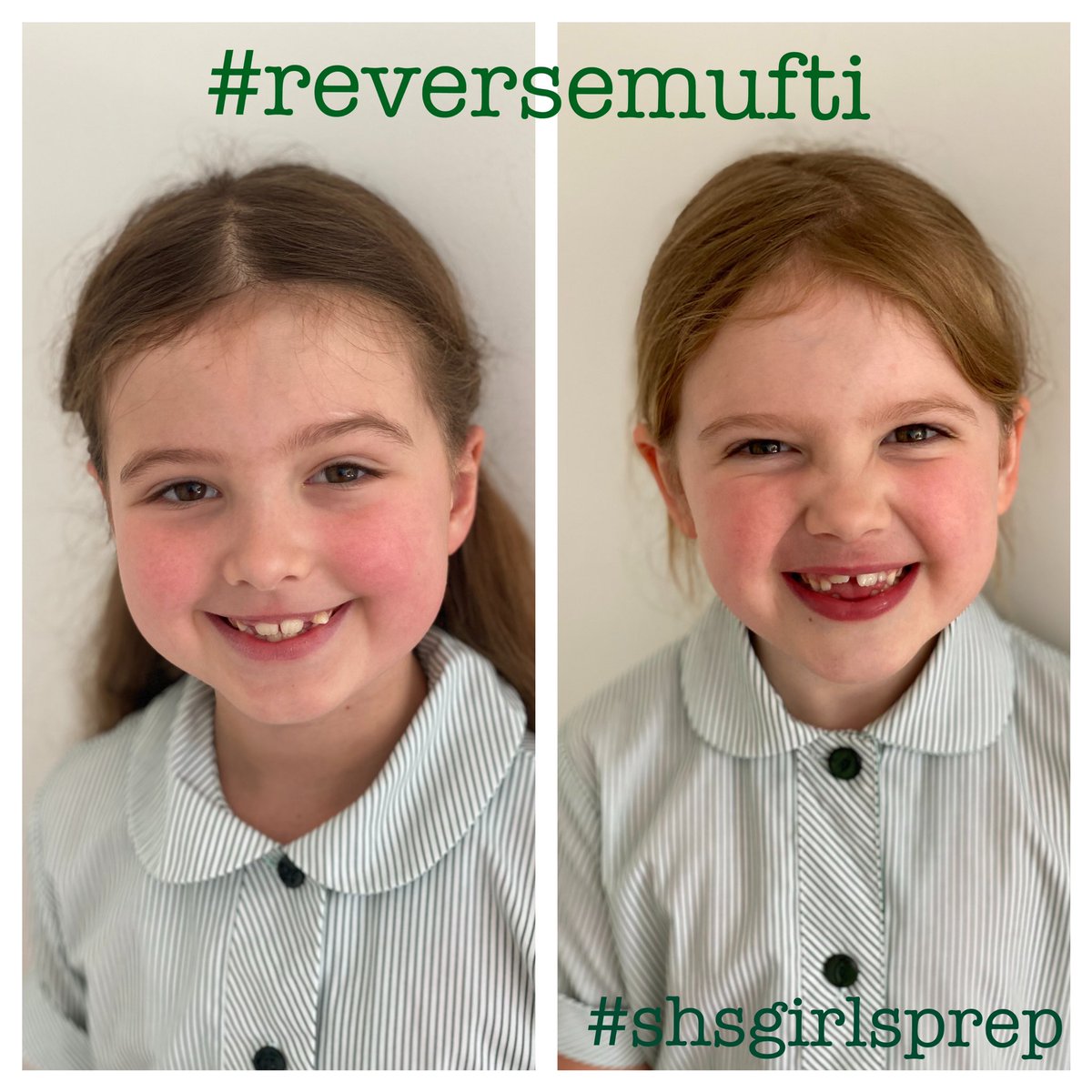 curleymash's tweet photo. We loved wearing our uniform today for charity and helped us get into the zone too!
#reversemufti @SHSGirlsPrep https://t.co/PXHUR6AVre