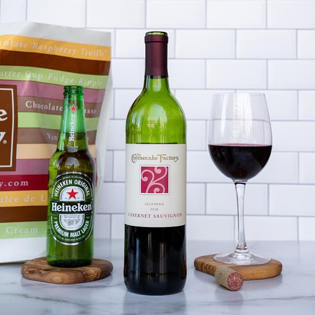 Looking for the perfect way to toast with us tomorrow? Check out <a href="/Cheesecake/">The Cheesecake Factory 🍰</a>'s #HappyHour with specially priced wine, beer &amp; full sized apps. Follow the link to order &amp; get ready to toast with us! bit.ly/3ecbpaB