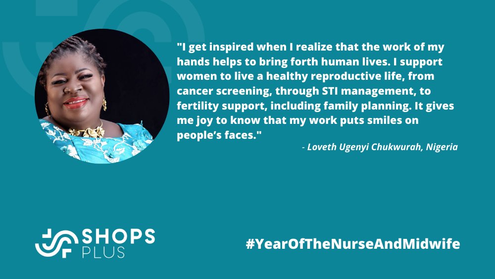 SHOPSPlus's tweet photo. Loveth has brought her passion as a midwife to the SHOPS Plus project in Akwa Ibom, where she now works as the capacity building officer for the project.
#yearofthenurseandmidwife | https://t.co/dQQ2W4Nc8y https://t.co/g00FX3Mc1U
