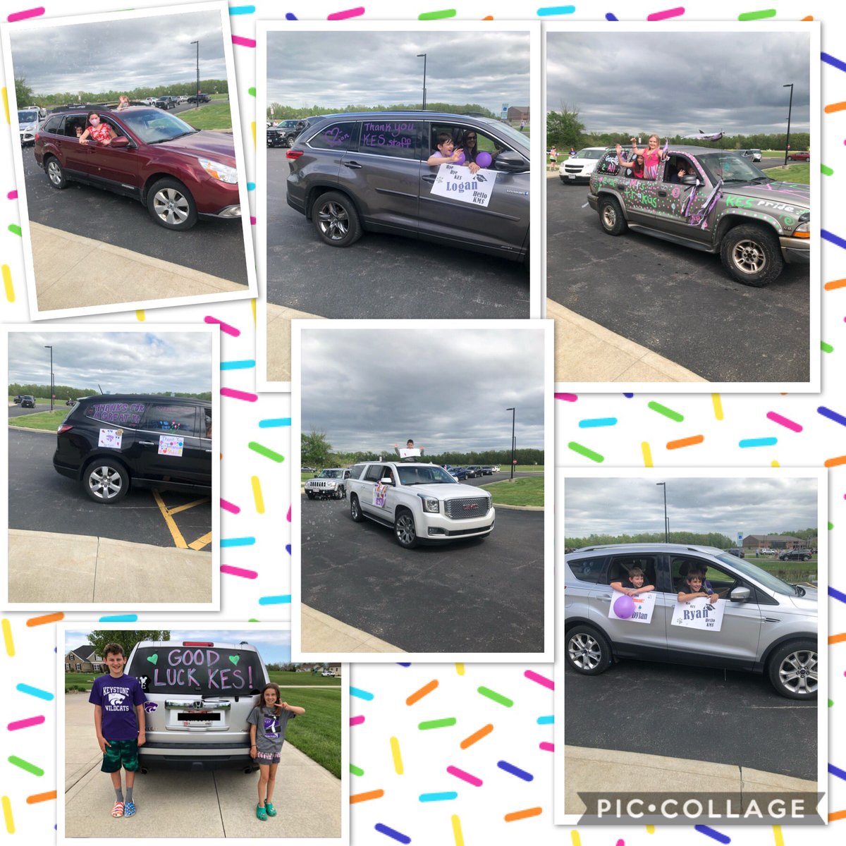 Dear KES students &amp; families, thank you for making our wave and car parade amazing! The love you showed us today was indescribable and made our hearts so full. We are beyond blessed that you have made us part of your lives. We 💜 you!!
Have a fantastic summer☀️ 🏖 #keystonepride