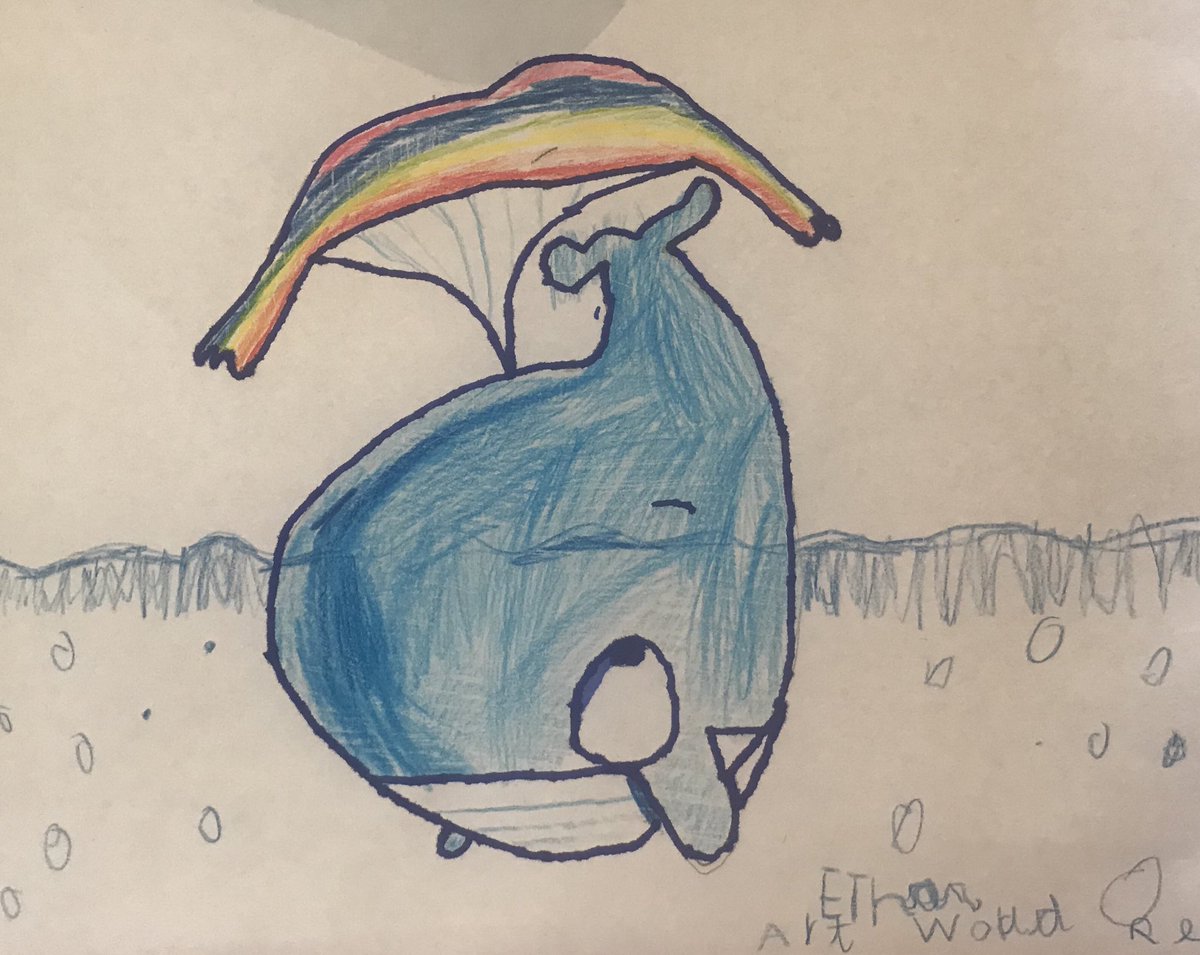 CapewellEllen's tweet photo. Ethan aged 5 loved his art class today #artwithrob #ArtWorldRecords https://t.co/9csKYpqCS6