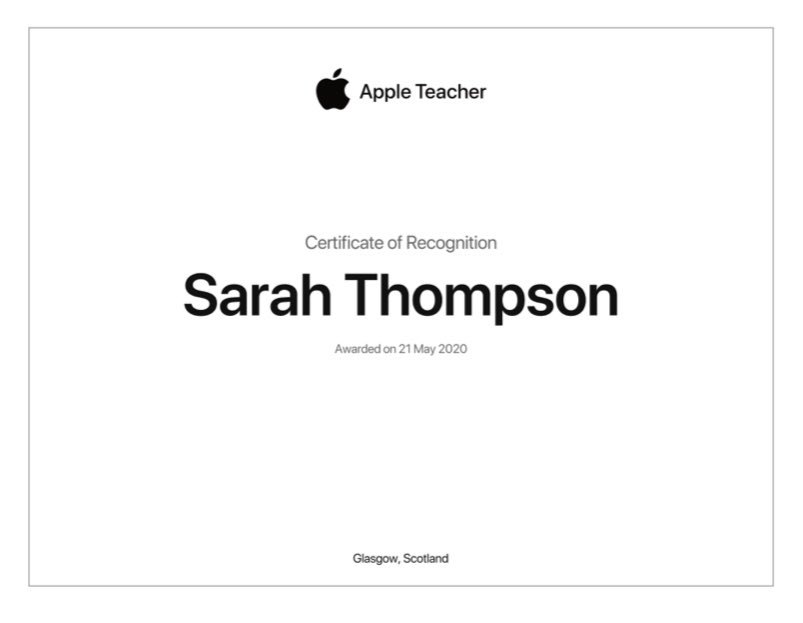 Completed my #AppleTeacher training today! 👩🏼‍🏫🍎🌟