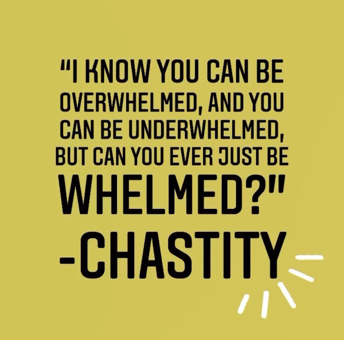 OutsideMoms's tweet photo. Let us know what kind of "whelmed" you are right now.  We may just make your comment the topic of one of our upcoming podcasts! ;) 
I'm sure there are a million Corona-whelmed types right now. #namethatmovie https://t.co/f6m0CSRuYq