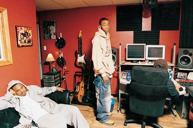 The beginning <a href="/wizkhalifa/">Wiz Khalifa</a>, in the studio.