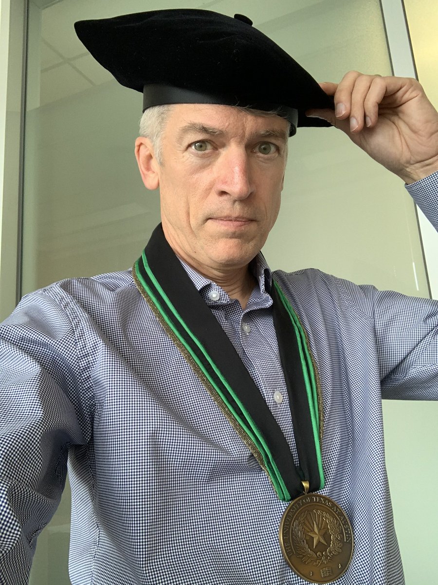 ClayJohnstonMD's tweet photo. Getting psyched for the big graduation tonight of #DellMedFirstClass. While they deserve much more pomp &amp; circumstance, I will be celebrating dressed down but with just as much excitement and pride.  Please join us at 6:30 CDT this evening at https://t.co/mMix2ejAuH @MichaelDell https://t.co/7vpnjFq6PS