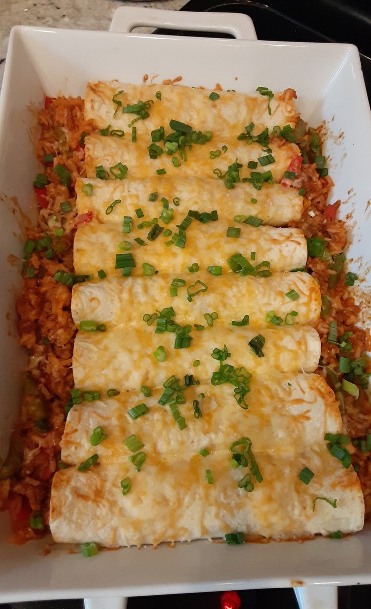 Engine816's tweet image. Pork chorizo enchaladas