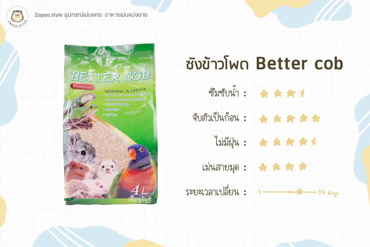 อาหารเม่นแคระ และอุปกรณ์ ส่งฟรี tweet media