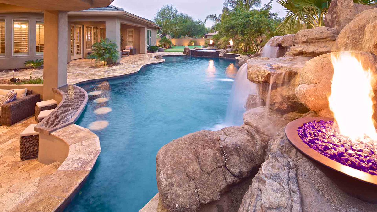 HOW MUCH DOES A UNIQUE POOL COST?unique-landscapes.com/how-much-does-…   #uniquecompanies #pool #swimmingpool #luxurylifestyle #landscape #summertime