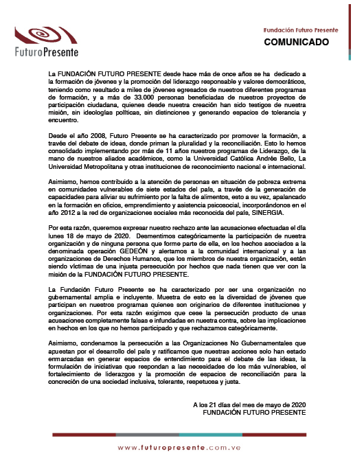 José Manuel Puente (@jmpuentec) on Twitter photo Futuro Presente (<a href="/futuropresente/">Futuro Presente</a>) Tweeted: Comunicado a la Opinión Pública Nacional e Internacional - FUTURO PRESENTE x.com/futuropresente… Futuro Presente (<a href="/futuropresente/">Futuro Presente</a>) Tweeted: Comunicado a la Opinión Pública Nacional e Internacional - FUTURO PRESENTE x.com/futuropresente…