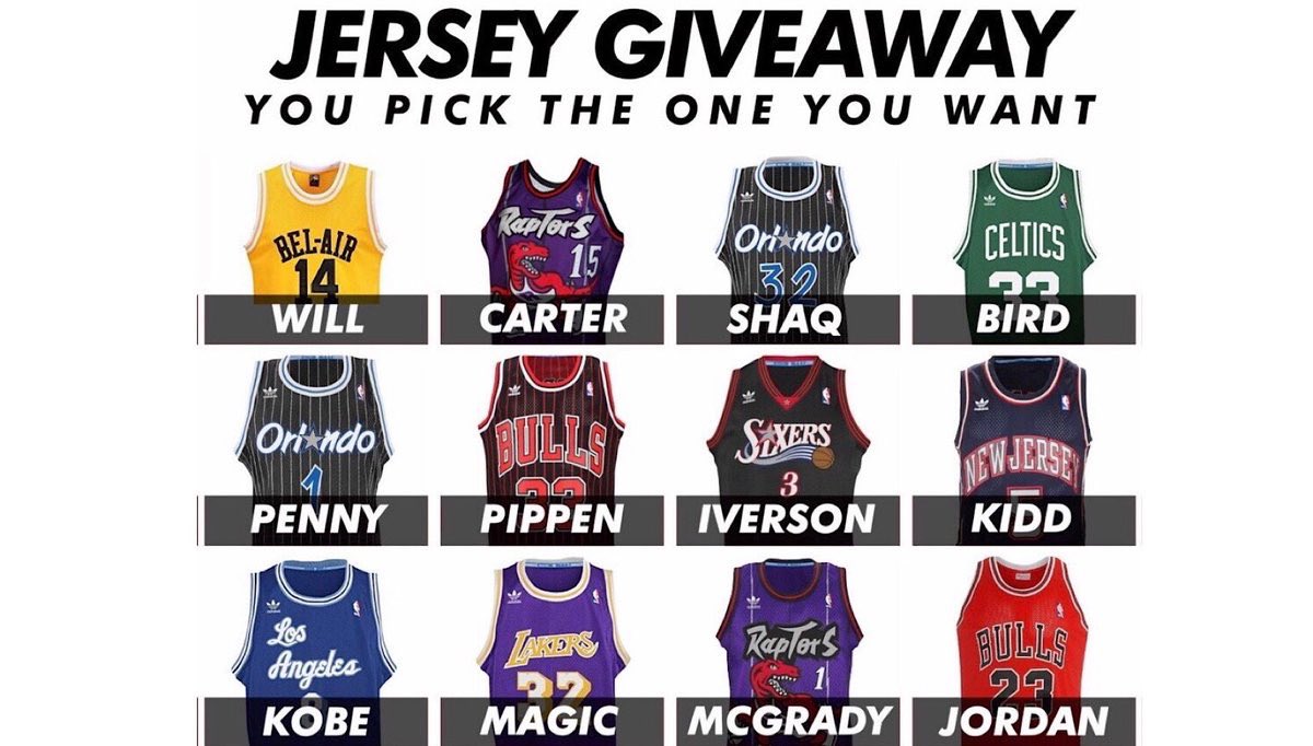 JERSEY GIVEAWAY 🙏 I’m buying 2 winners a jersey of their choice! All you have to do is RT this to enter.(Winners will be picked randomly this Saturday from the RTers who are following.)
