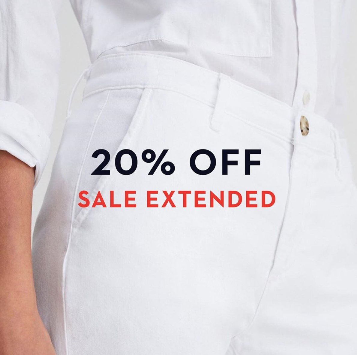 RainbowJeans416's tweet photo. Back by popular demand! We figured you could use a little more time to shop our 20% OFF sitewide sale! (limited exclusions) https://t.co/gXGQ1Or4T3 https://t.co/lotnOdtXSL