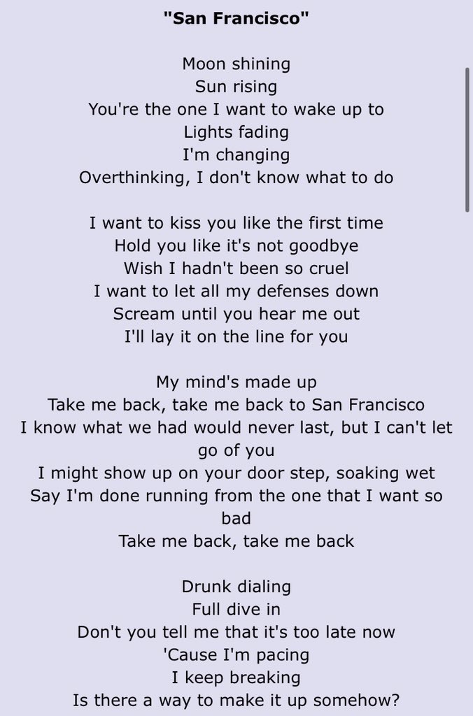 He uses some lines that connects to other songs in the album to create that feeling.Let’s check the lyrics to prove my point: #HeartbreakWeather