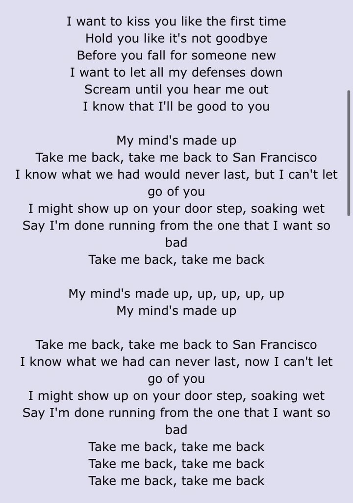 He uses some lines that connects to other songs in the album to create that feeling.Let’s check the lyrics to prove my point:  #HeartbreakWeather