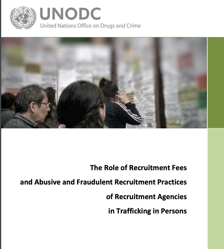 This is such a common migration pattern that the UN had multiple hearings and is now offering guidelines on how recruiting agencies are often responsible for human trafficking. For more information:  https://www.unodc.org/documents/human-trafficking/2015/Recruitment_Fees_Report-Final-22_June_2015_AG_Final.pdf