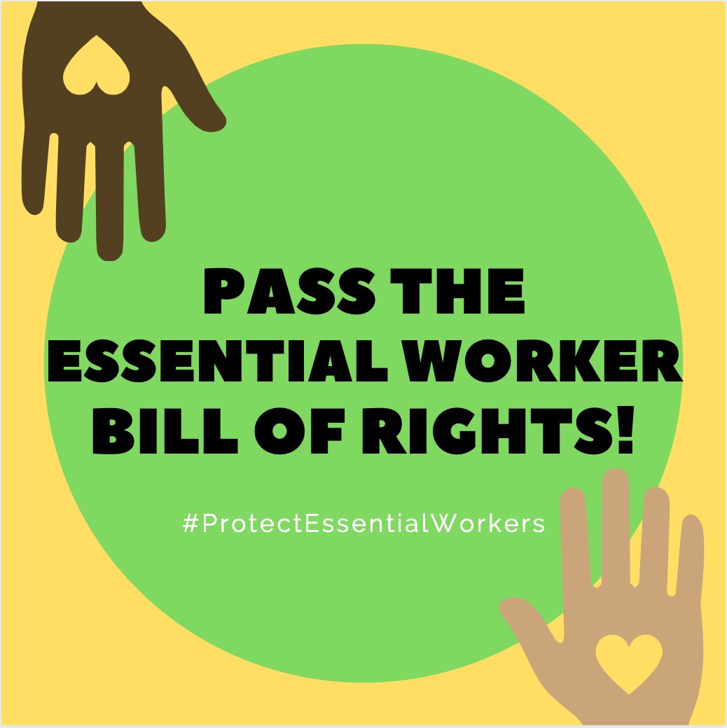 PriceofOil's tweet image. All #COVID19 stimulus protections must include ALL working people regardless of immigration or contractor status.

Community members &amp;amp; frontline workers deserve respect.

CALL the Senate TODAY at 833-933-0204 &amp;amp; demand an Essential Worker Bill of Right to #ProtectEssentialWorkers!