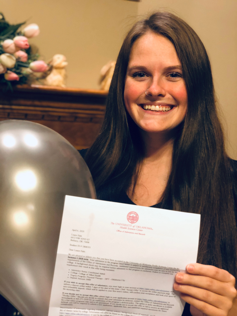 This weeks #SNUGoingtoGradSchool feature is Leann Hale:
Graduate School Program: Oklahoma University Pre-Physical Therapy
 "SNU's Pre-PT program is intense to say the least but I have never felt more prepared for the next step in my life than I do right now."

#snu1899 #snualumni