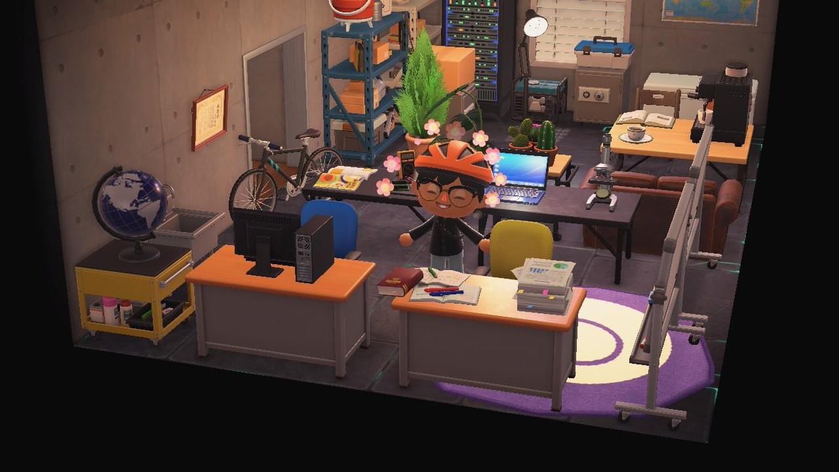 Tried to build my own <a href="/ale_uvic/">Arctic Ecology Lab</a> on Animal Crossing because I miss seeing my labmates 🥺😭 #ACNH