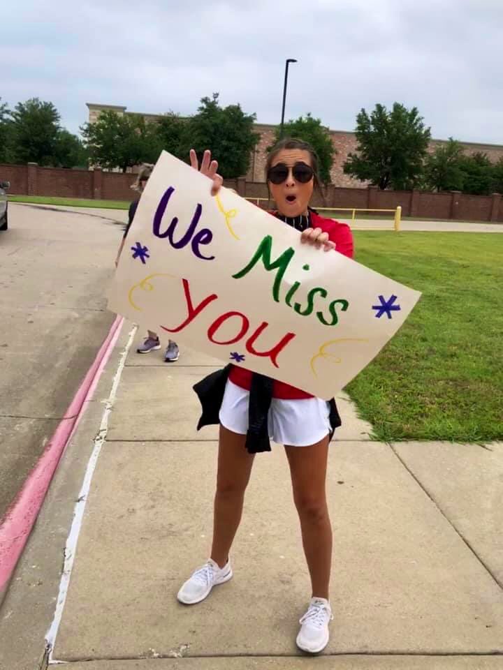 PuckettMallorie's tweet photo. Bittersweet but FUN parade for our @CMSNorth kiddos. It was so good to see their smiling faces.♥️ #VillageNorth #CISDtogether #WhatIsMyFace https://t.co/inzSGzoy0h