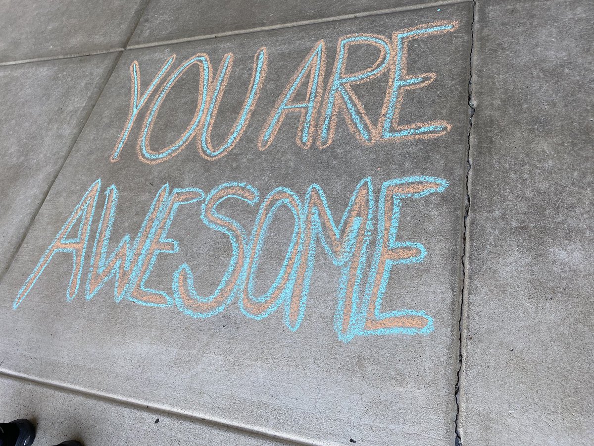 ...then they came for the Jews and we said “Hell no, not in Reston!”  Vandals painted Swastikas on the sidewalk but the Hooligans covered it in love. #LoveArmy. #Chalk #Sidewalk