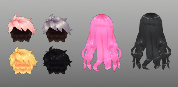 Kio On Twitter These 4 Hairstyles Are Now On Sale The Rest Will Be Coming Eventually Find Them Here Https T Co Jgaxaqsxet Robloxugc Https T Co N7irknrnk2 - pink hair roblox catalog